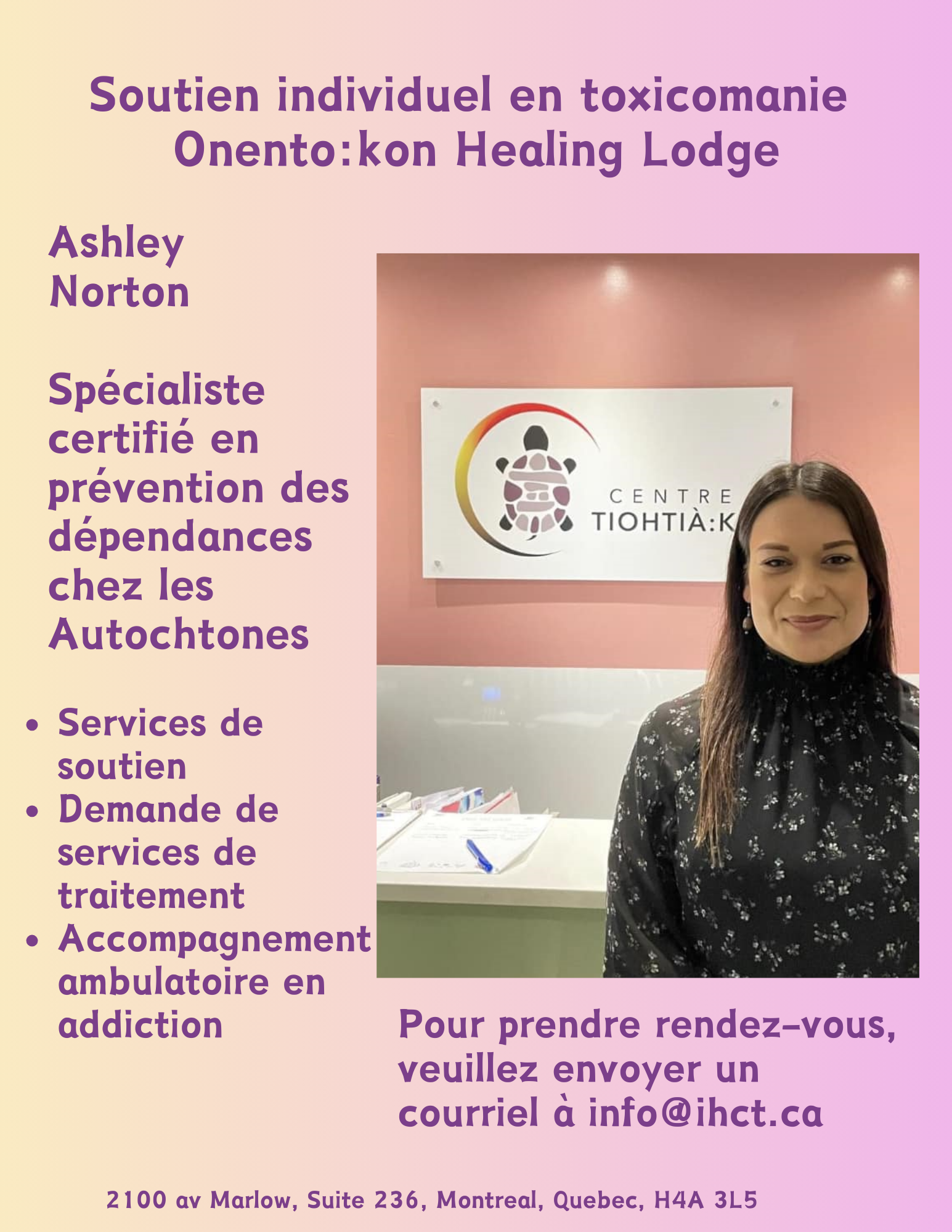Individual Addiction Support From Onentokon Healing Lodge